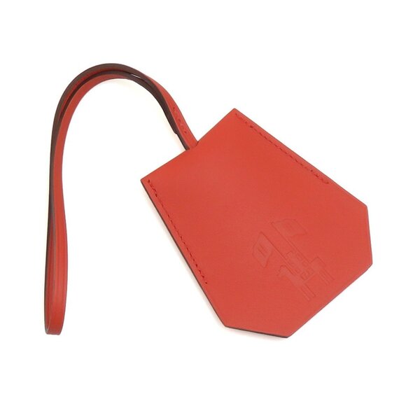 HERMES Brown Leather Charm - Picture 2 of 5